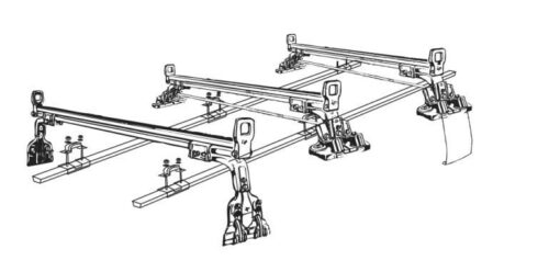 BARRE DE TOIT HARTOP KIT 3 BARRES ACIER pour toyota LJ/KZ/BJ73/74