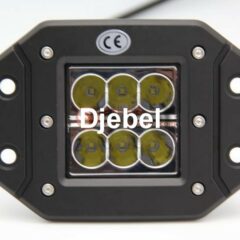 PHARE ENCASTRABLE DJEBEL-LINE 6 LEDS faisceau LARGE