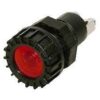 VOYANT ROUGE A FACE LARGE 12V/2W