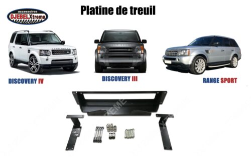 PLATINE DE TREUIL LAND ROVER DISCOVERY III-IV ET RANGE SPORT
