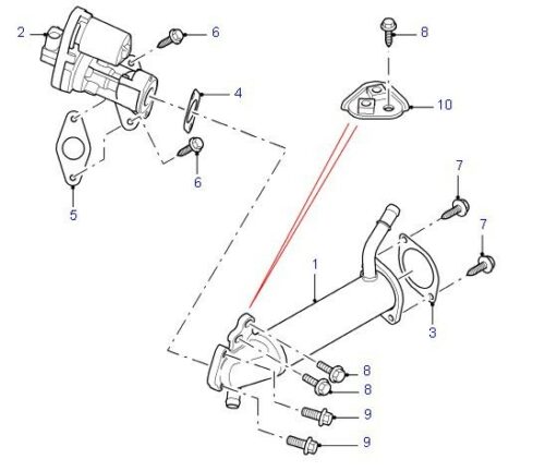JOINT VANNE EGR DEFENDER TD4