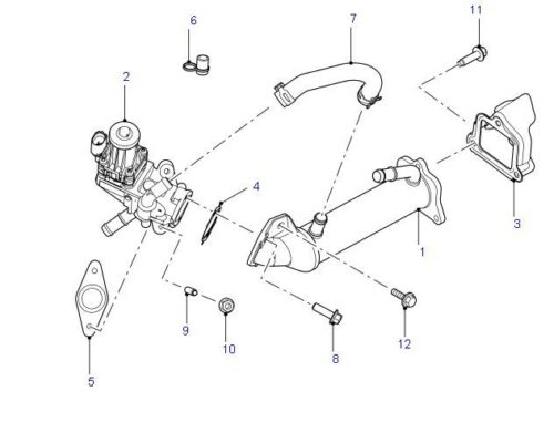 JOINT VANNE EGR DEFENDER TD4