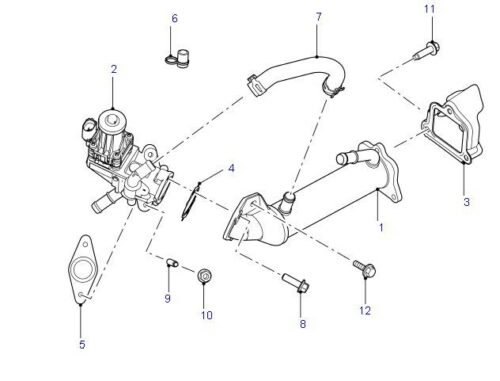 VANNE EGR DEFENDER TD4