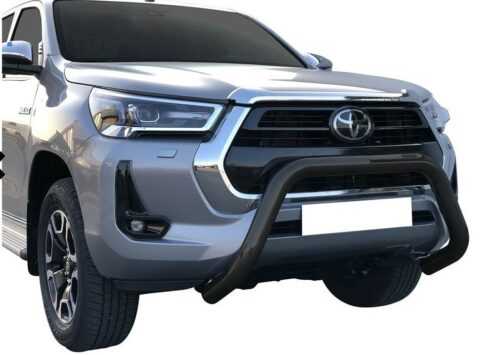 PROTECTION AVANT TUBULAIRE ø63MM THERMOLAQUE NOIR TOYOTA HILUX REVO 2021+