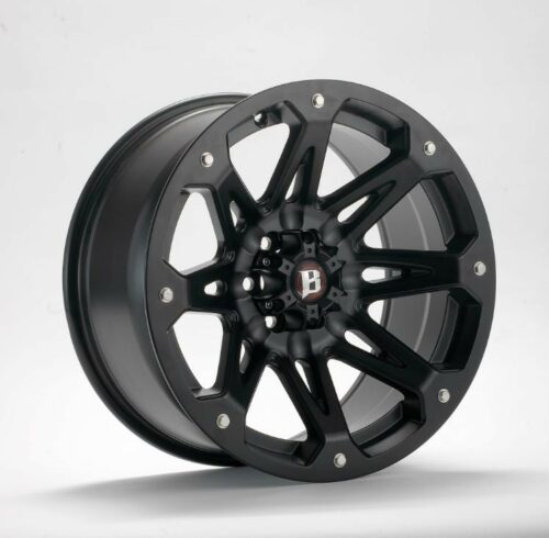 JANTE ALU MATTE BLACK 9X17 6x139.7 ET12 CB106.1