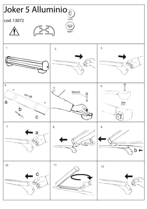 PORTE SKIS POUR BARRE DE TOIT ( 5 PAIRES )