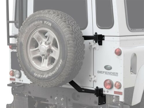 PORTE ROUE DE SECOURS POUR UN LAND ROVER DEFENDER 90/110 (1983-2016) STATION WAGEN DE FRONT RUNNER